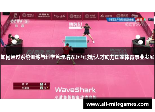 如何通过系统训练与科学管理培养乒乓球新人才助力国家体育事业发展